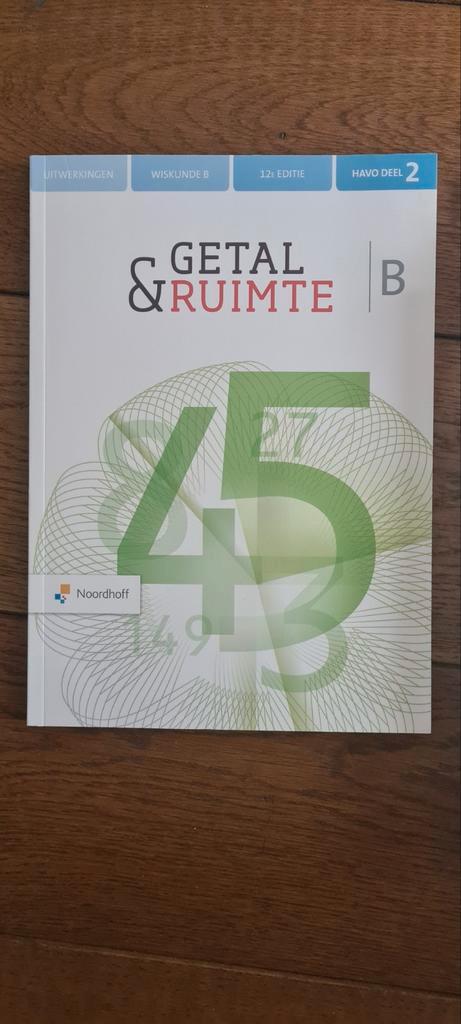 Getal & Ruimte 12e ed havo wiskunde B uitwerkingen 2, p.st., Boeken, Wetenschap, Zo goed als nieuw, Natuurwetenschap, Ophalen of Verzenden