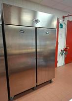 Horeca rvs dubbel 2 deurs koeling koelkast, Ophalen of Verzenden, Zo goed als nieuw, 50 tot 75 cm, Minder dan 100 cm