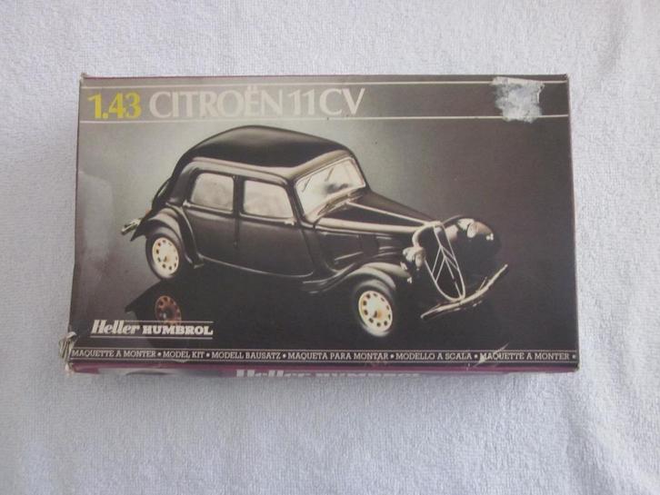 Heller Hombrol 1:43 Citroën ll CV ongebouwd., Hobby en Vrije tijd, Modelbouw | Auto's en Voertuigen, Zo goed als nieuw, Auto, Groter dan 1:32