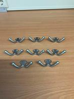 Te koop 8x Nikkel Jashaken ( Scheepsmodel), Ophalen of Verzenden, Nieuw