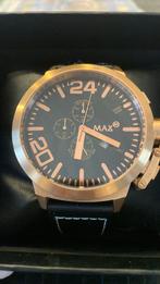 MAX heren horloge, Overige merken, Leer, Staal, Polshorloge