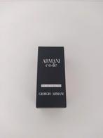 Nieuw Giorgio Armani Code edt Parfum 7 ml Miniatuur, Ophalen of Verzenden, Nieuw