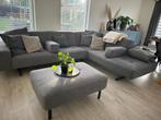 Montel Hoekbank met Hocker en Kussens, Ophalen, 250 tot 300 cm, Gebruikt, Hoekbank