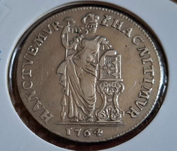 1gulden 1764 - Provincie Gelderland, Postzegels en Munten, Munten | Nederland, Losse munt, 1 gulden, Vóór koninkrijk, Zilver, Geboorte of Huwelijk