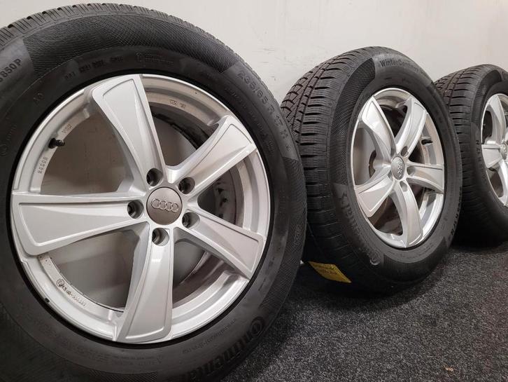 17 inch Audi Q5 5x112 Continental winterbanden., Auto-onderdelen, Banden en Velgen, Banden en Velgen, Winterbanden, 17 inch, 235 mm