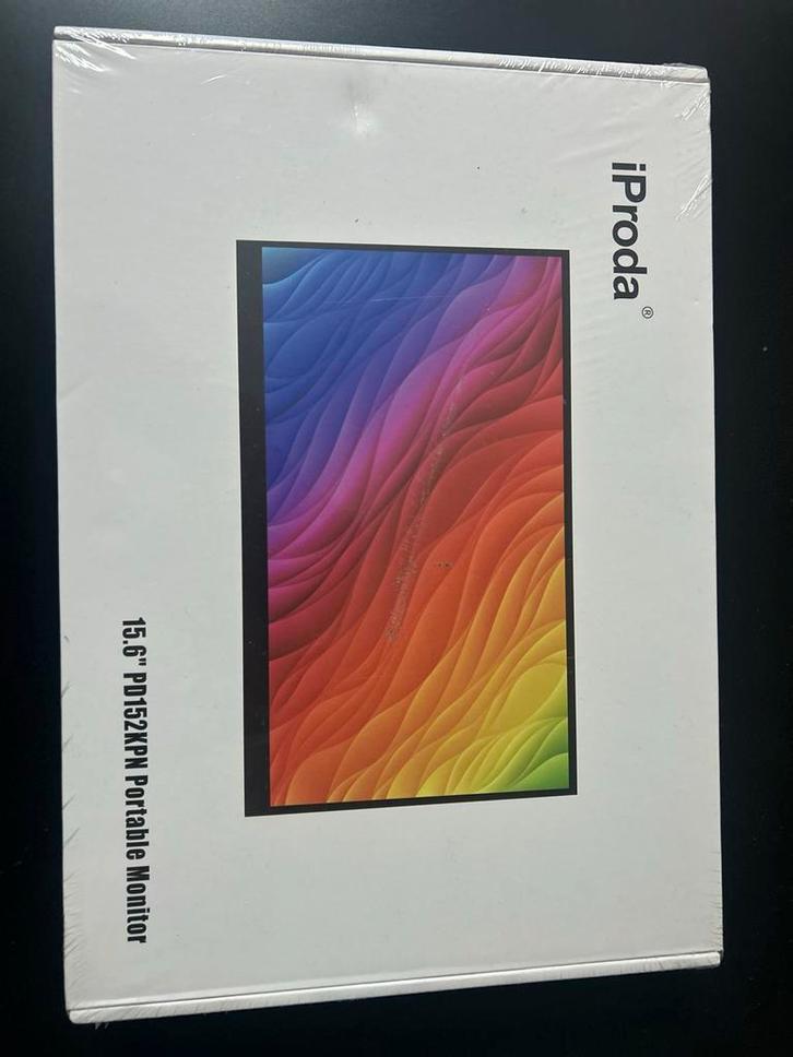 Portable Monitor “iProda 15.6" - Fabrieksverpakking!, Computers en Software, Monitoren, Nieuw, 60 Hz of minder, HDMI, Gaming, LED