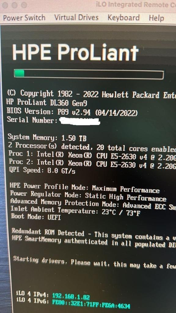 HP Proliant DL360 Gen9 E5-2660V4 aangeboden, Computers en Software, Servers, Gebruikt, 2 tot 3 Ghz, 1 TB of meer, Hot swappable onderdelen