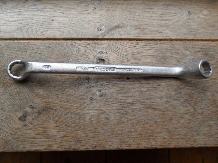 Gedore No 2 ringsleutel set 6 t/m 22 adv 2, Auto diversen, Autogereedschap, Zo goed als nieuw, Ophalen of Verzenden