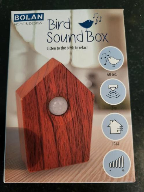 Vogelhuisje met Sensor - Ontspan met Vogelgeluiden, Huis en Inrichting, Woonaccessoires | Overige, Nieuw, Ophalen of Verzenden