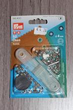 Prym 542400 zilver Nestels centuurringen 4mm met pons #2354, Hobby en Vrije tijd, Naaien en Fournituren, Nieuw, Knoop of Knopen