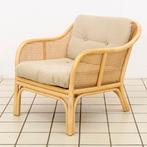 Vintage Fauteuil Rotan Rohé Noordwolde, Ophalen of Verzenden, Zo goed als nieuw, 75 tot 100 cm, 50 tot 75 cm