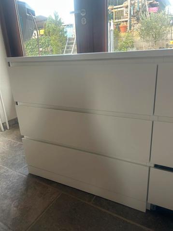 IKEA Malm ladekast – 6 lades, wit - afbeelding 3