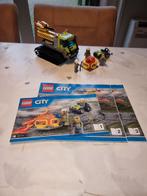Lego City 60122 Vulkanierfahrzeug - Compleet met boekjes, Ophalen of Verzenden, Gebruikt, Complete set, Lego