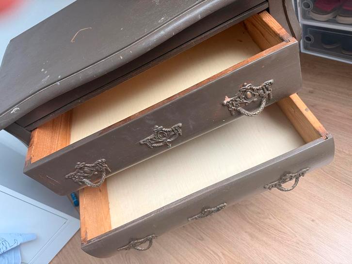 Antiek Stijl Kastje met 3 Lades, Huis en Inrichting, Kasten | Ladekasten, Gebruikt, Minder dan 100 cm, Minder dan 50 cm, 25 tot 50 cm