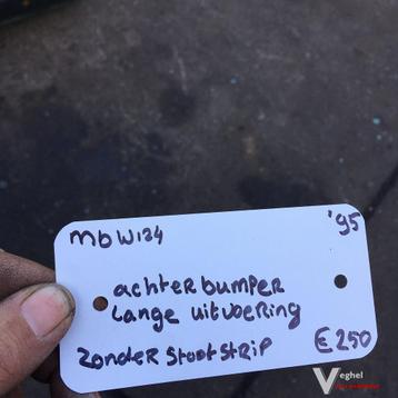 Mercedes W124 Sedan1995 Achterbumper ( zonder stootlijst ) beschikbaar voor biedingen