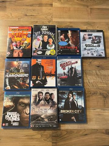 6 Blu-ray's + 4 DVD's films(NR 8)VERZENDEN MOGELIJK!! beschikbaar voor biedingen