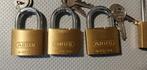 Abus hangslot, Doe-het-zelf en Verbouw, Hang- en Sluitwerk, Ophalen of Verzenden, Nieuw, Koper of Messing, Slot