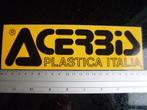 grote sticker acerbis logo plastica italia, Verzamelen, Stickers, Merk, Zo goed als nieuw, Verzenden