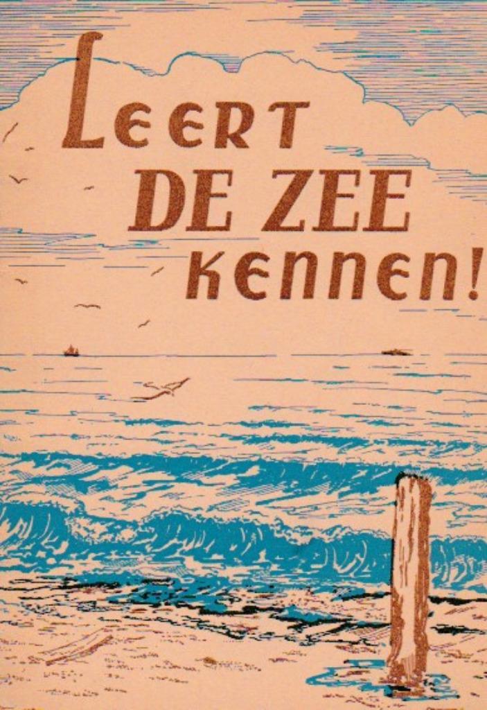 P. van der Mije KCzn - Leert de zee kennen! - K.N.B.R.D., Antiek en Kunst, Antiek | Boeken en Bijbels, Ophalen of Verzenden