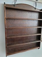 Vintage Ondiep houten kastje letterkast letterbak beeldjes, Antiek en Kunst, Ophalen of Verzenden