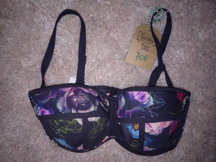 Bikinitop (70F) nooit gedragen met prijskaartje, Kleding | Dames, Ondergoed en Lingerie, BH, Zwart, Ophalen of Verzenden