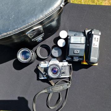 Vintage Canon AE-1 analoge set – compleet met accessoires 
 beschikbaar voor biedingen