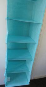 opvouwbare 6 vakkenkast wit / mint 30 x 30 x 120 cm à 3,50, Ophalen of Verzenden, Zo goed als nieuw, Campingkast