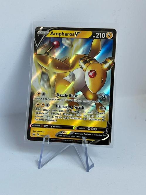 Pokémon - Amparos V, Hobby en Vrije tijd, Verzamelkaartspellen | Pokémon, Zo goed als nieuw, Losse kaart, Verzenden
