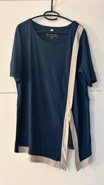 BPC Collection blauwe T-shirt met ecru bies, Blauw, Maat 46/48 (XL) of groter, Ophalen of Verzenden, Zo goed als nieuw