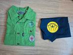 Scoutfit blouse maat 134 en das/sjaal, Jongen of Meisje, Overhemd of Blouse, Ophalen of Verzenden, Zo goed als nieuw