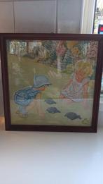 Ingelijste prent: Kinderen en schildpadden, Ophalen of Verzenden