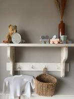 Brocante Regaal / wandplank met Haken, Ophalen of Verzenden, Gebruikt, Wanddecoratie