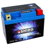 Shido LTX4L-BS Lithium Accu 12V Vespa 2T universeel 121438, Ophalen of Verzenden, 50cc-Scooterparts, Info@50cc-scooterparts.nl