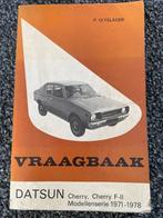 Vraagbaak Datsun Cherry en Cherry F-II 1971 - 1978, Ophalen of Verzenden
