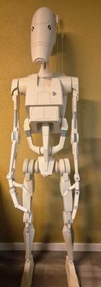 Life-size Battle Droid Starwars meerdere kleuren, Verzamelen, Star Wars, Ophalen of Verzenden, Nieuw, Beeldje of Buste