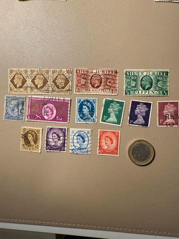 Diverse Collectie Britse Postzegels beschikbaar voor biedingen