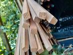 20 Hardhouten afwerklatten 16mmx16mmx10mm, Doe-het-zelf en Verbouw, Hout en Planken, Minder dan 25 mm, Nieuw, Ophalen of Verzenden
