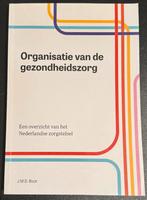 Organisatie van de gezondheidszorg - J.M.D. Boot, Ophalen of Verzenden, Gamma, Zo goed als nieuw, HBO