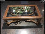 Mooie op maat gemaakte Italiaanse salon tafel, Huis en Inrichting, Tafels | Salontafels, Ophalen, Gebruikt, 100 tot 150 cm, Klassiek