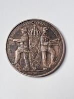 Bax penning medaille burgerwacht schietprijs 60mm zilver, Ophalen of Verzenden