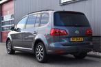 Volkswagen Touran 1.6 TDI Comfortline BlueMotion Grijs kente, Auto's, Voorwielaandrijving, Euro 5, Stof, Gebruikt