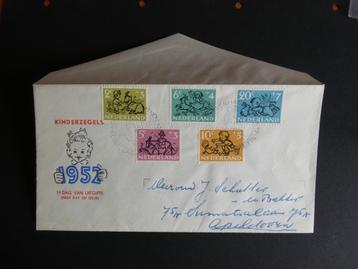 eerstedag fdc e11 kinderzegels 1952 beschikbaar voor biedingen