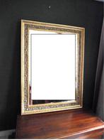 Zeer grote barok wandspiegel Antonion Napoli met goudrand, Ophalen, Rechthoekig, 100 tot 150 cm, Minder dan 100 cm