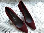 Bordeauxrode leren pumps -PETER KAISER - Maat 7 -41, Kleding | Dames, Schoenen, Ophalen of Verzenden, Zo goed als nieuw