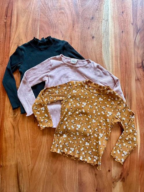 3x shirt met lange mouwen, maat 104, Kinderen en Baby's, Kinderkleding | Maat 104, Gebruikt, Meisje, Shirt of Longsleeve, Ophalen of Verzenden