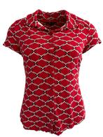 King Louie blouse S, Ophalen of Verzenden, Zo goed als nieuw, Rood