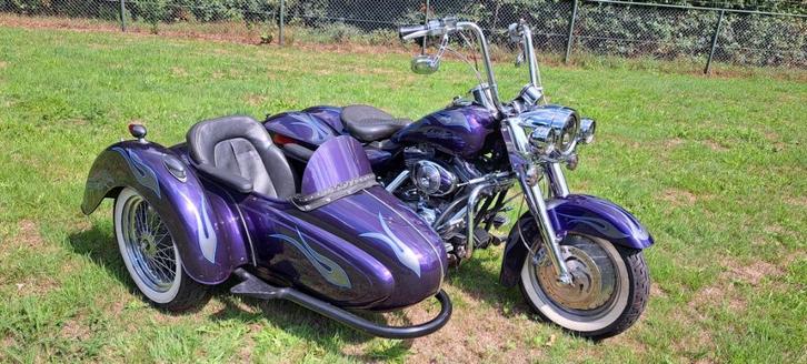 Harley Davidson RoadKing zijspancombinatie, Motoren, Motoren | Zijspanmotoren, meer dan 35 kW, 2 cilinders, Motorrijbewijs A, Cruise Control