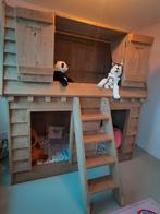 Steigerhouten Droomhuis Bed met 2 Slaapplekken Saartje Prum, Kinderen en Baby's, Ophalen, Zo goed als nieuw, Overige typen