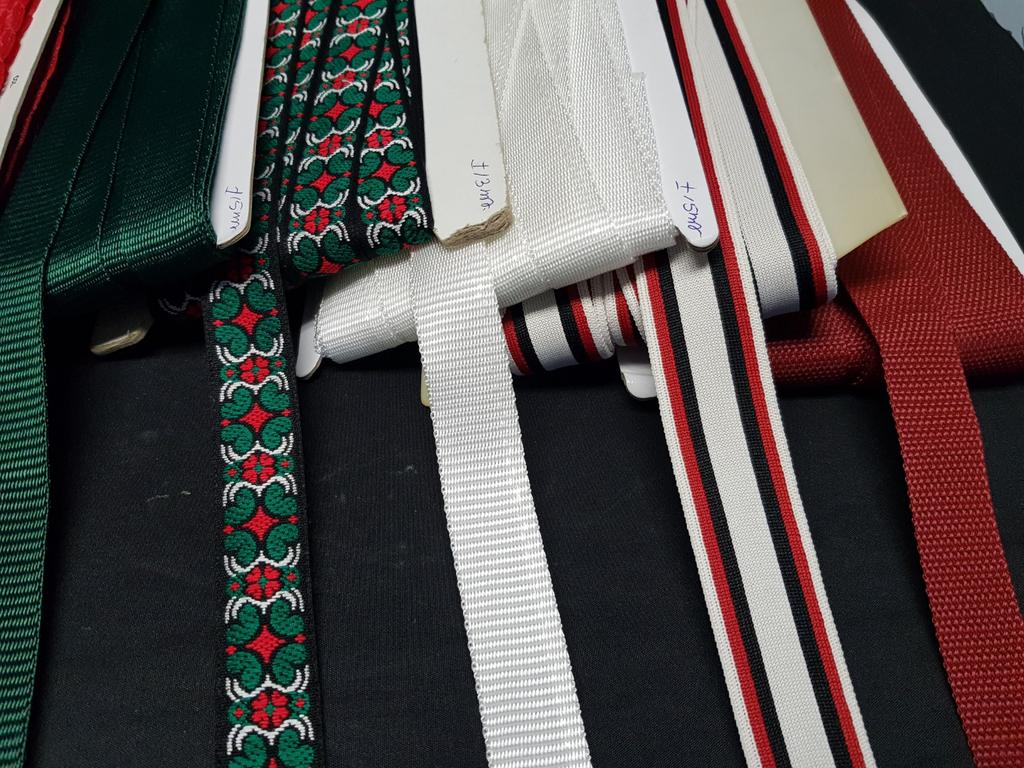 Nu deze 7 haspels met mooie bandjes, Hobby en Vrije tijd, Naaien en Fournituren, Ophalen of Verzenden, Nieuw, Lint, Band of Elastiek