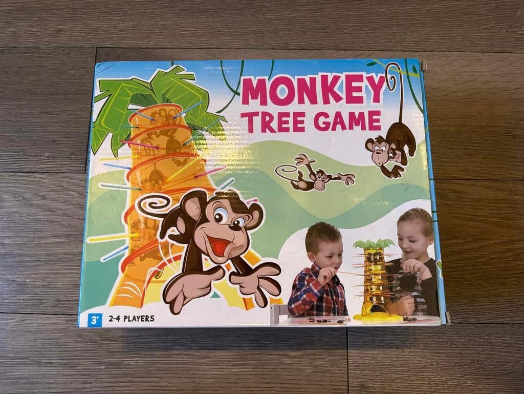 Monkey Tree Game - Leuk familiespel!, Een of twee spelers, Ophalen of Verzenden, Zo goed als nieuw